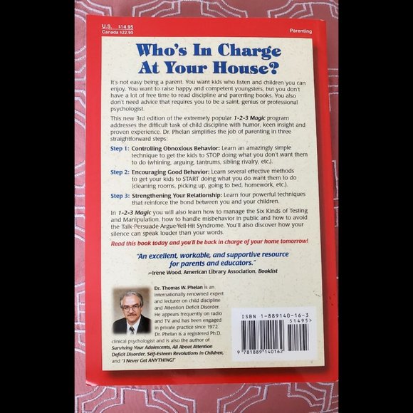 1-2-3 Magic: Effective Discipline for Children 2-12 - Picture 2 of 5